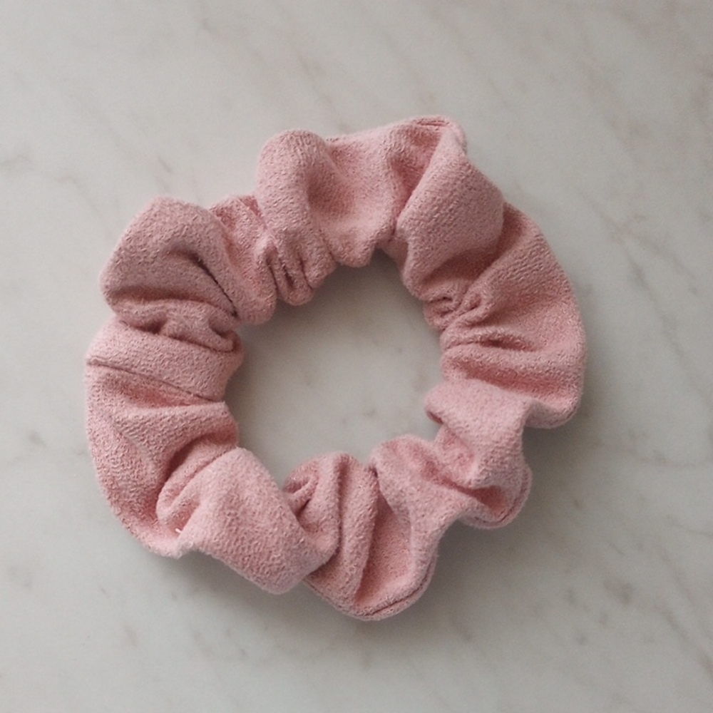 Mauve Pink Hair Scrunchie For Hair